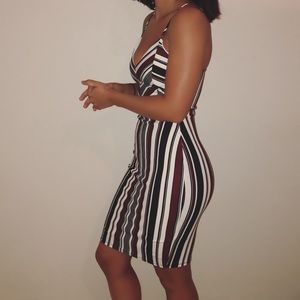 Striped BodyCon Dress